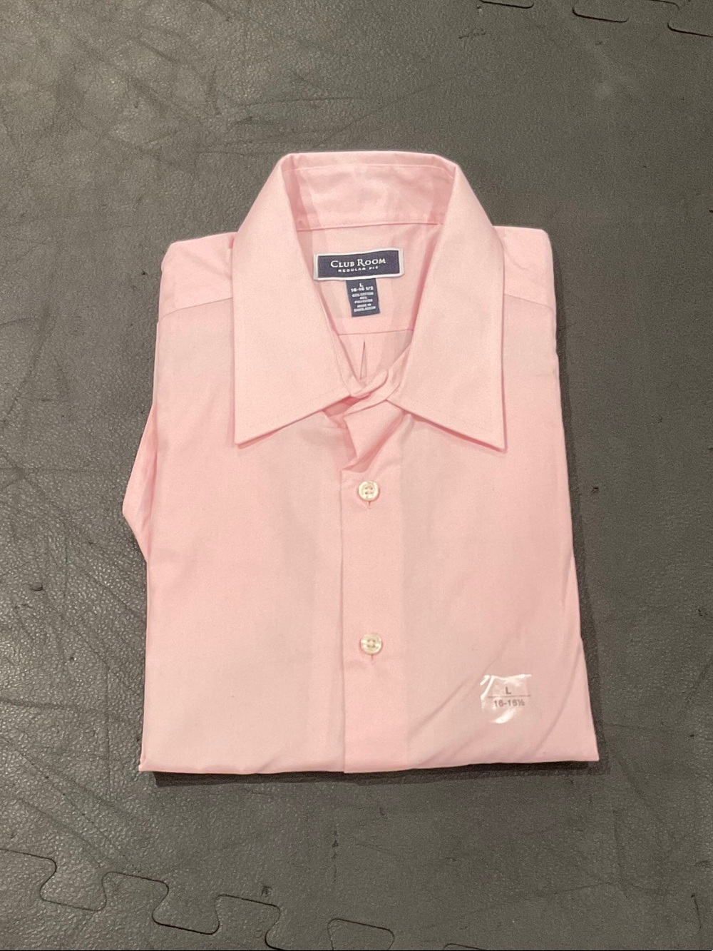 Club Room Light Pink Long-Sleeve Dress Shirt